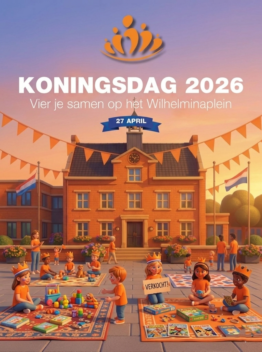 Kinderkleedjesmarkt op het Wilhelminaplein