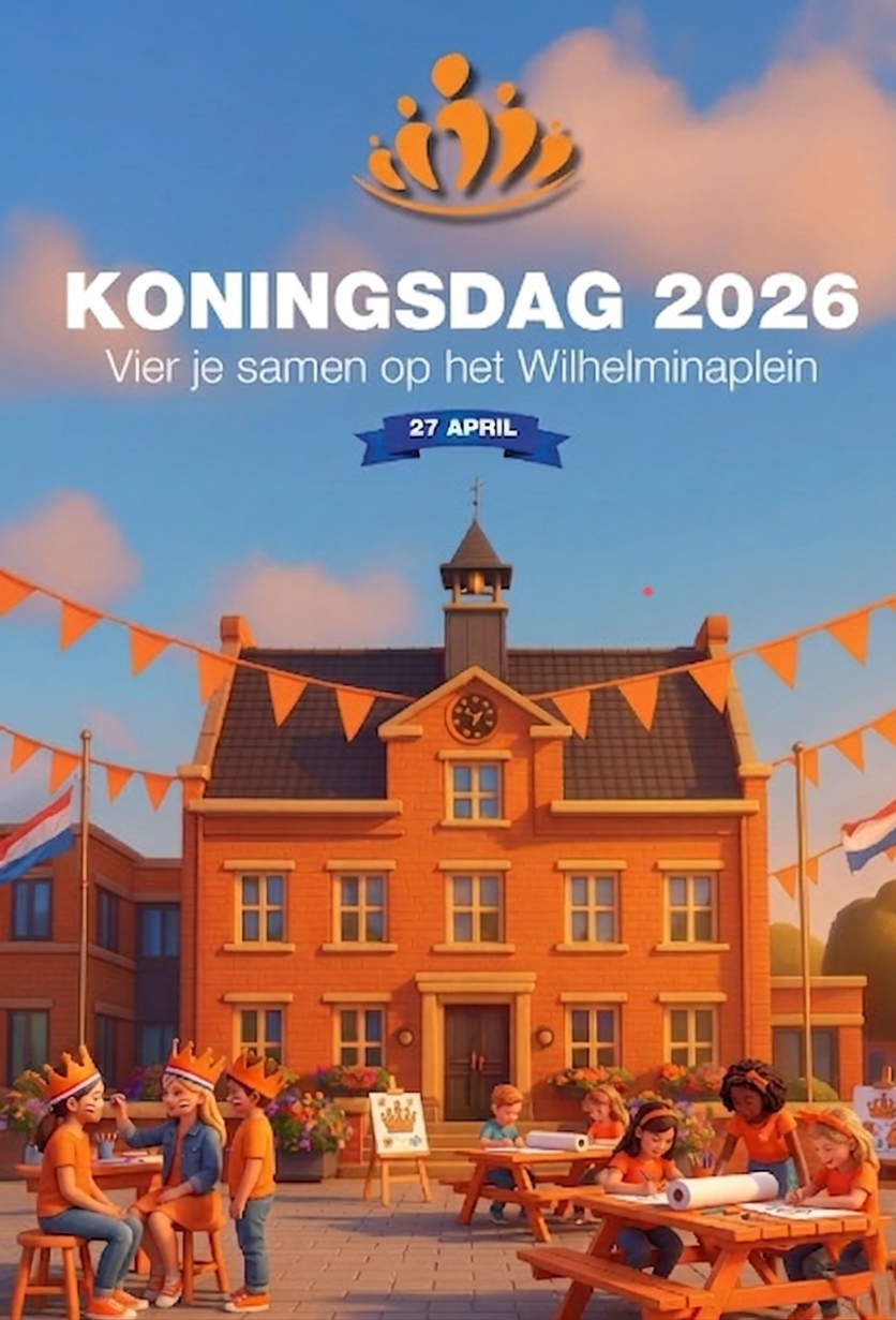 Schminken en kleuren op het Wilhelminaplein