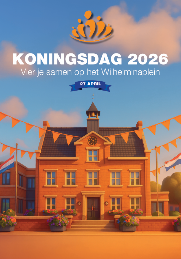Flyer Koningsdag 2026 Wilhelminaplein